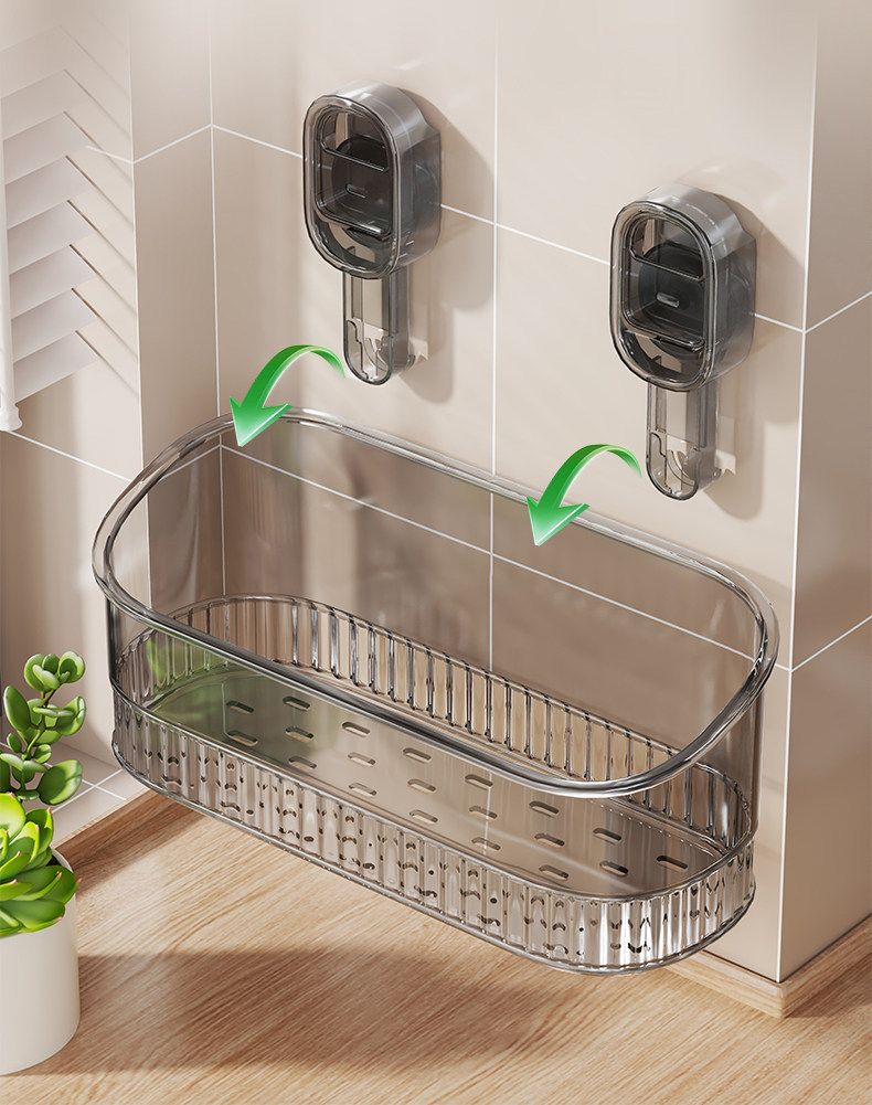 Kitchen wall storage rack, multifunctional, no-drill mounting
