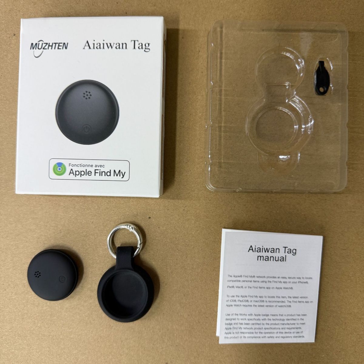 适用苹果FindMy防丢定位器AirTag平替蓝牙追踪器钥匙宠物行李箱