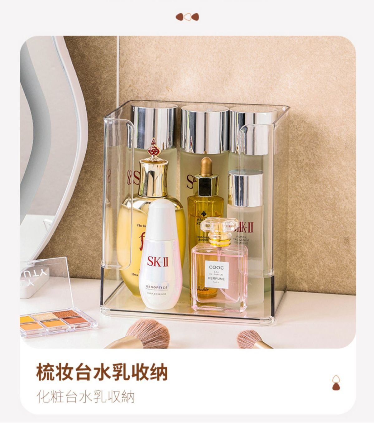 Desktop instant noodle storage organizer with shelf