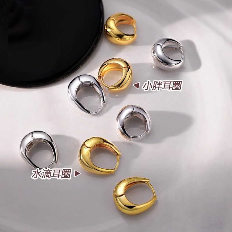 925er-Silber-Tropfen-Ring-Ohrringe für Damen