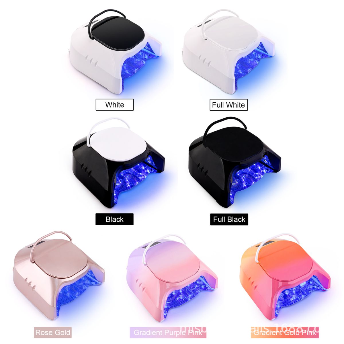 Tırnak kurutucu UV LED lamba, akıllı sensörlü, yüksek güçlü