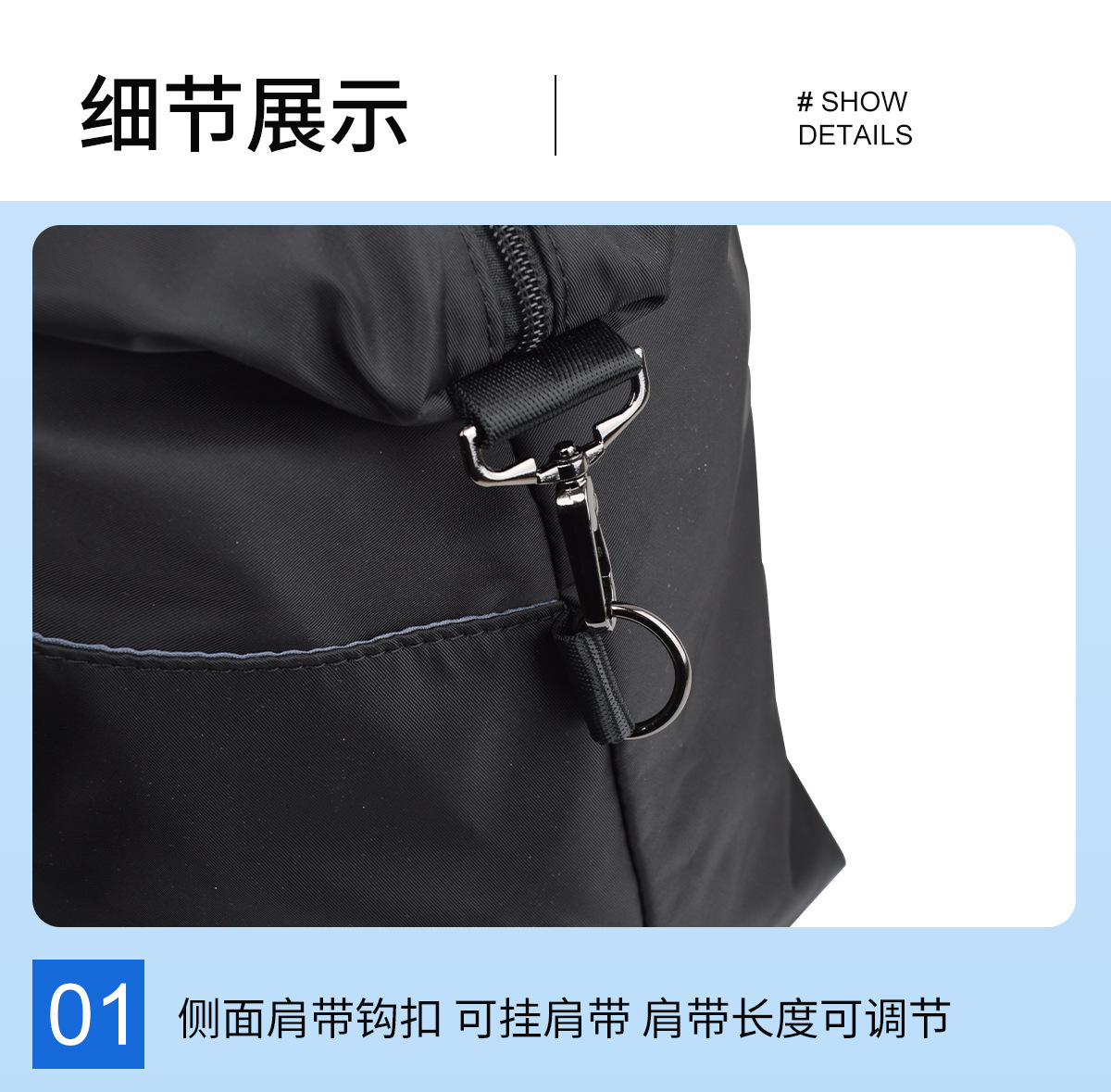 Portable Travel Bag Large Capacity Waterproof Carry-on