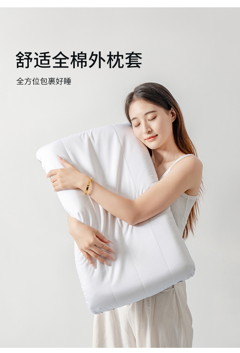 Memory foam neck pillow, cervical support, sleep aid