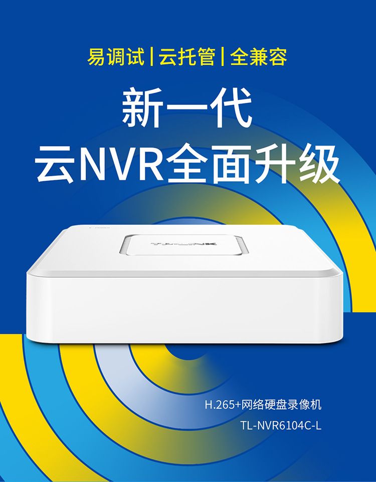 TP-LINK TL-NVR6104C-L gözetim kaydedici H.265 4 kanal