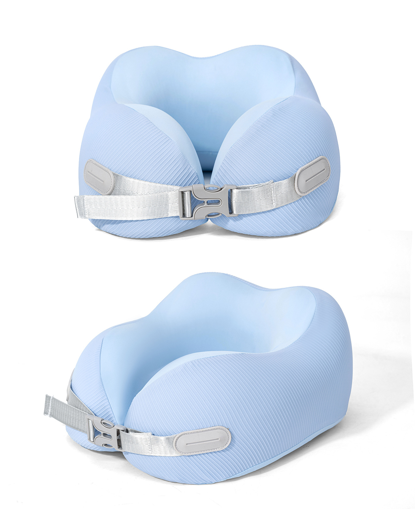 Memory foam U-shaped neck pillow, portable