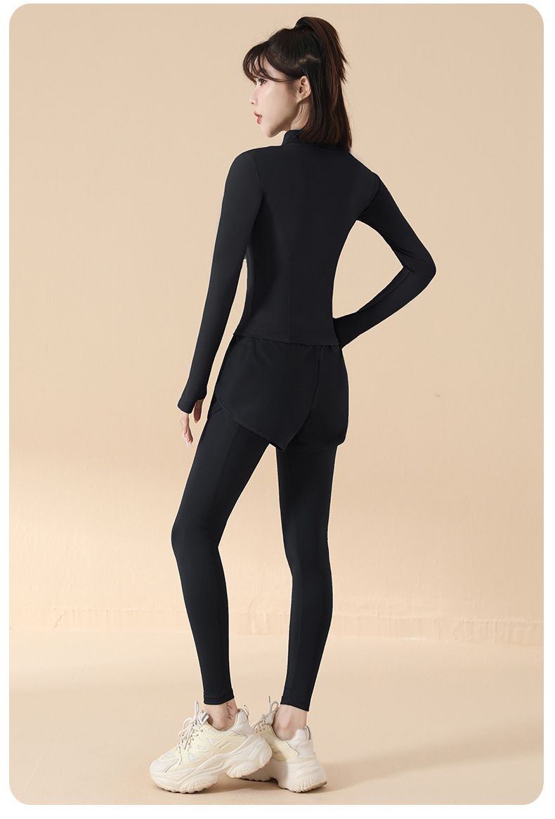 Women's sports fitness suit short sleeve quick-dry yoga 2026