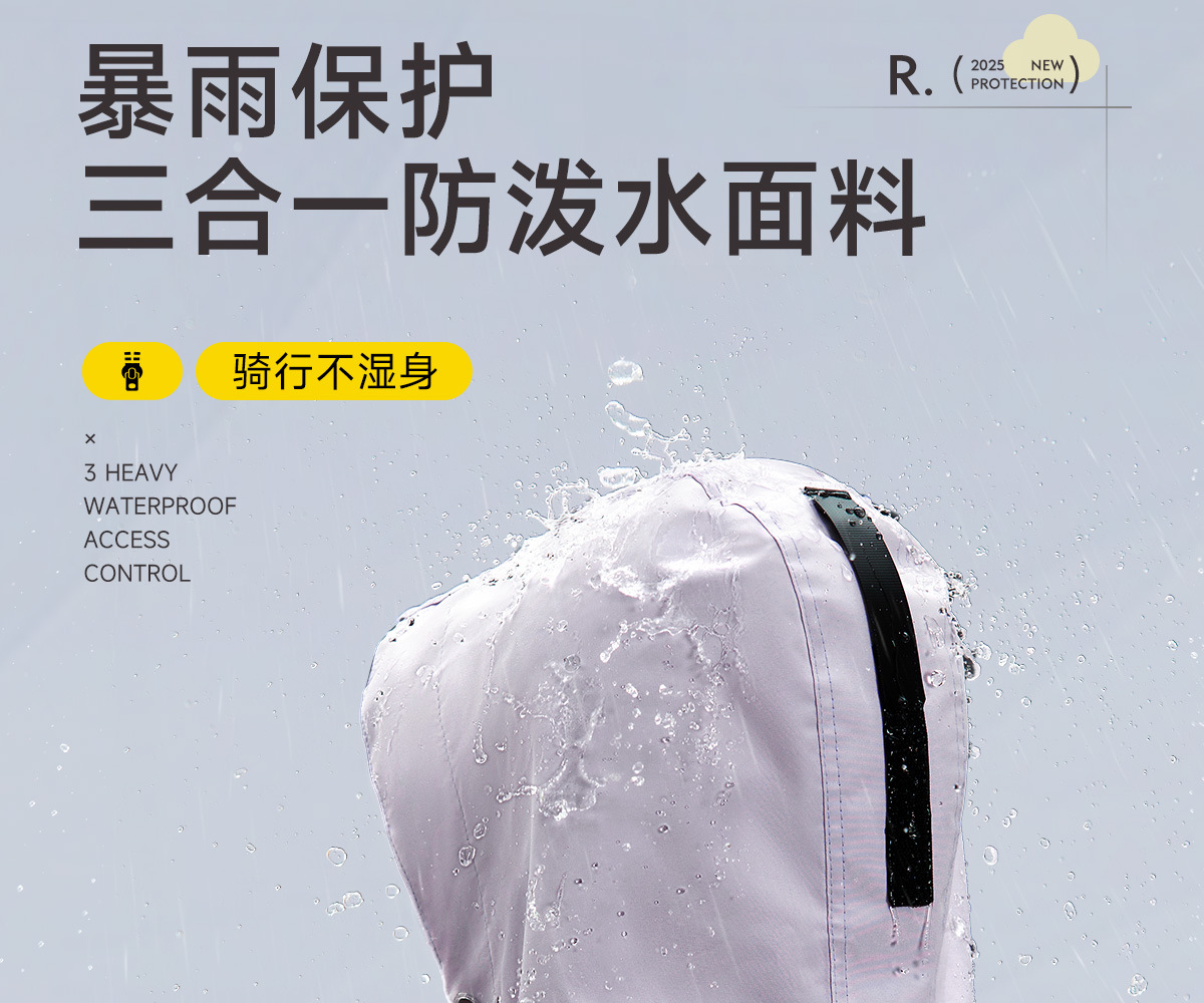 Full body raincoat for motorcycle and bicycle