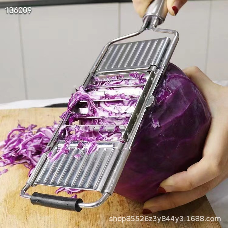Multifunctional stainless steel grater, 4-in-1, vegetable shredding tool