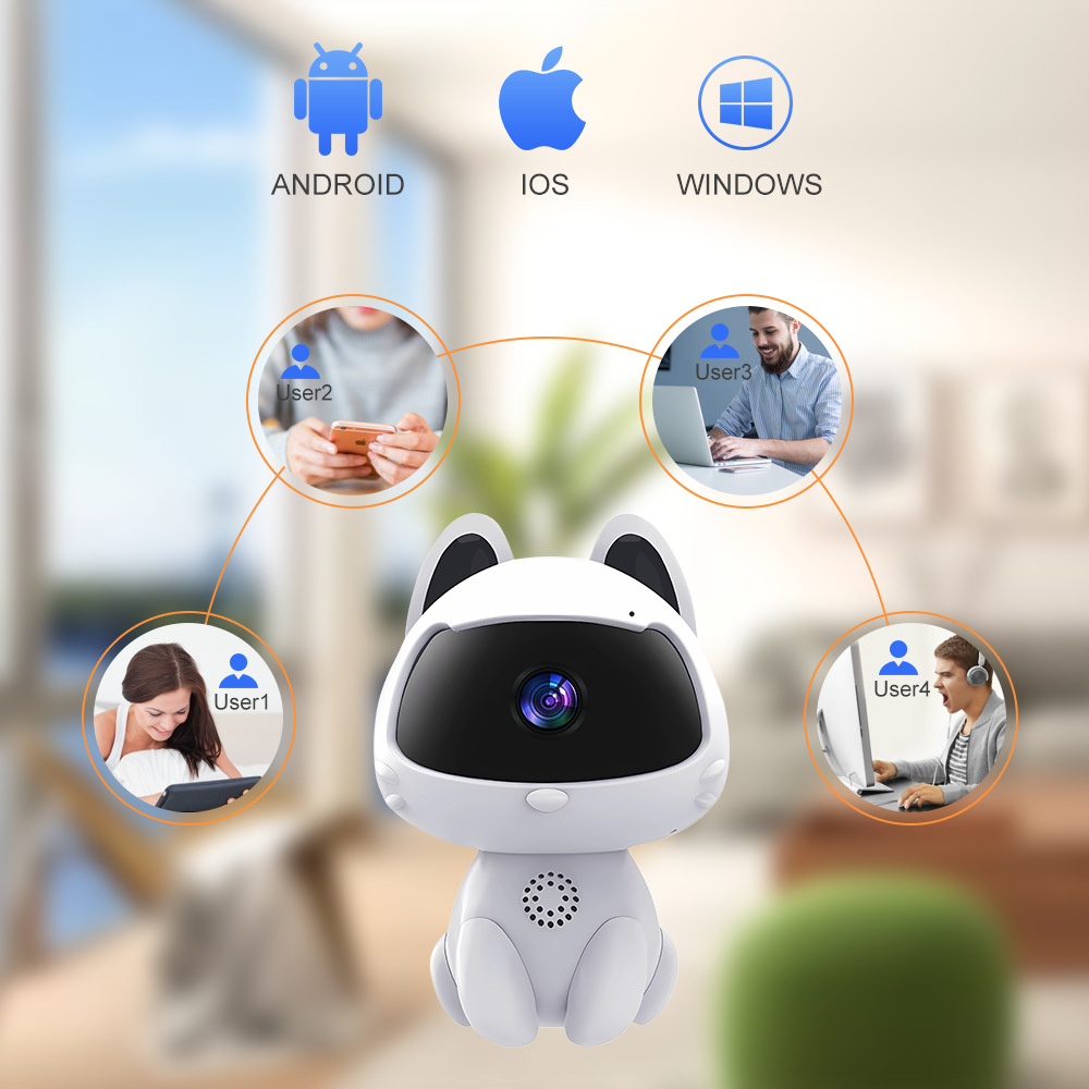 K9 wireless pet camera, HD, night vision, smart security