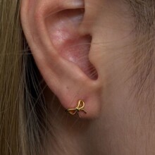 999 Silber-Ohrstecker mit Zirkonia, schlafgeeignet