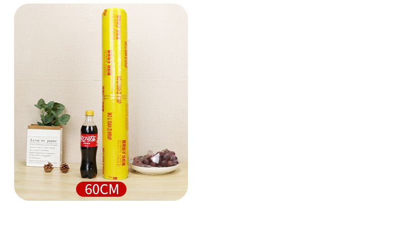 PVC-Frischhaltefolie Lebensmittelqualität Großrolle für Küche