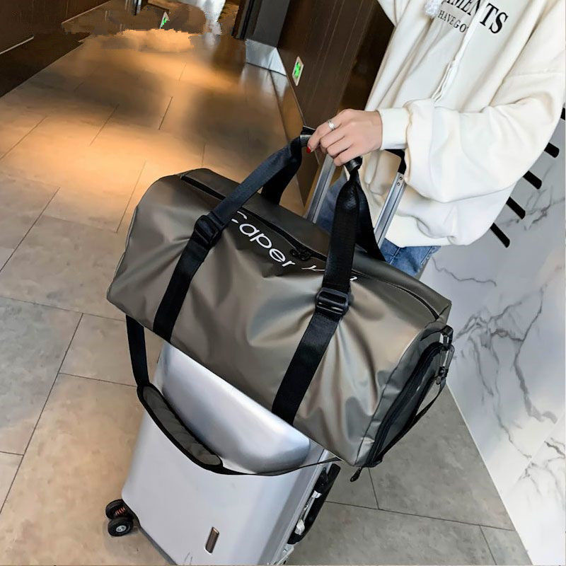 Sports backpack waterproof with dry-wet separation compartment