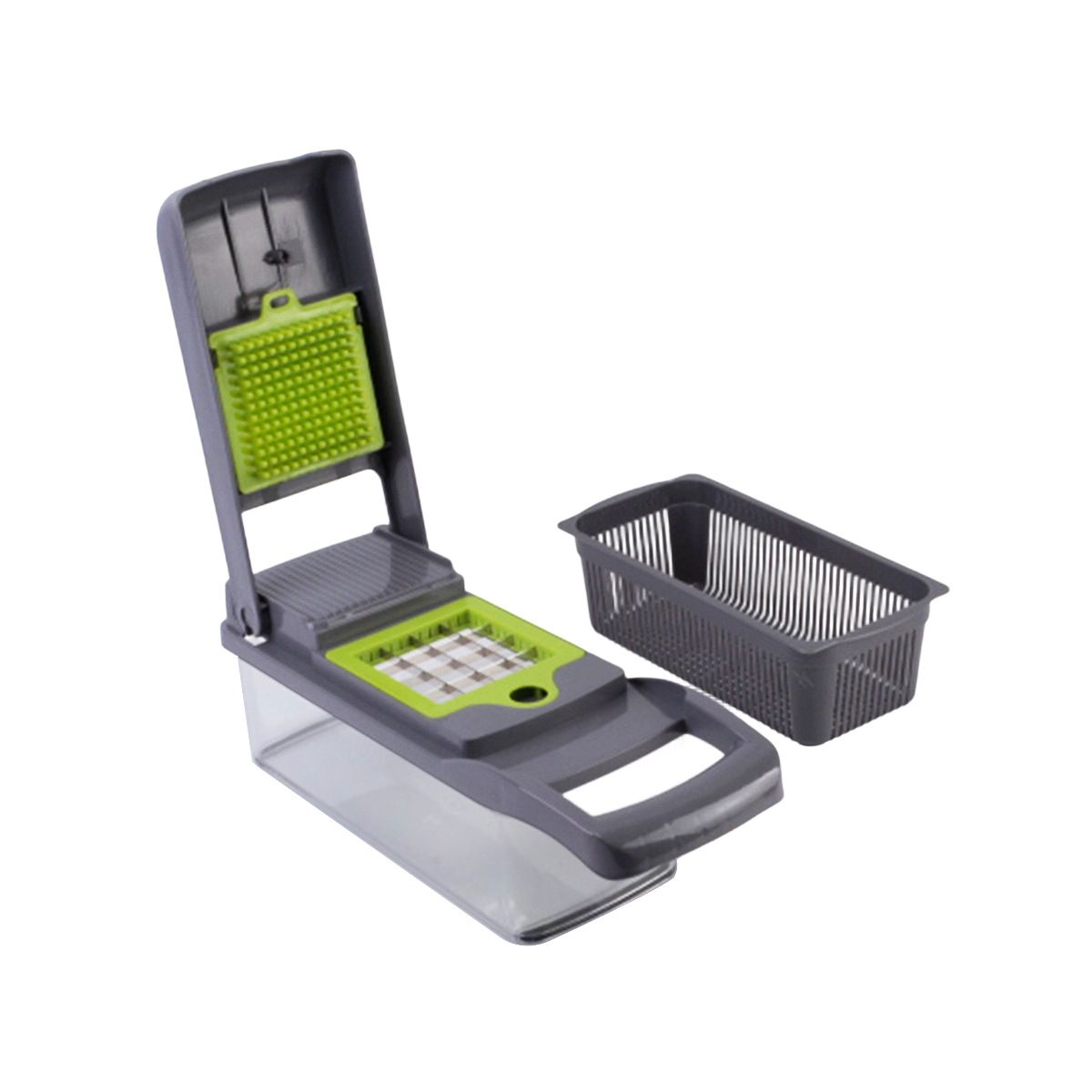 Multifunctional vegetable cutter with shredder, julienne and slicer