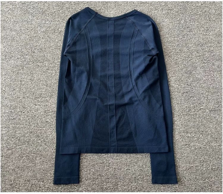 Women's Yoga Long Sleeve T-Shirt Round Neck High Elastic Breathable