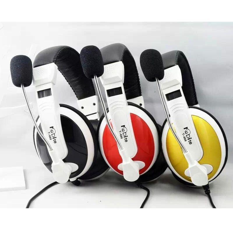 USB wired gaming headset with microphone