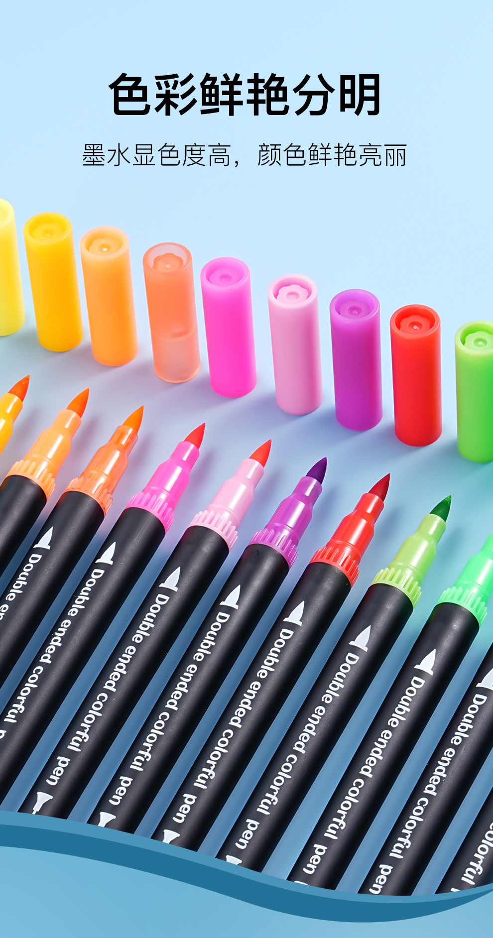 Beidseitiger Aquarellstift Kunstmalerei umweltfreundlich
