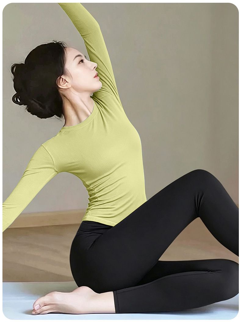 Women's pilates yoga set long sleeve autumn winter