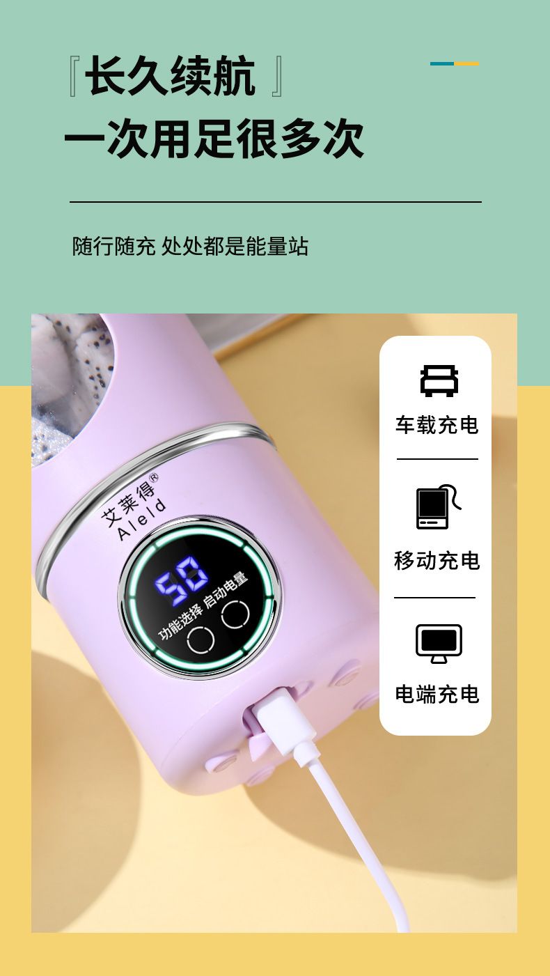 Portable USB-Rechargeable Orange Juicer