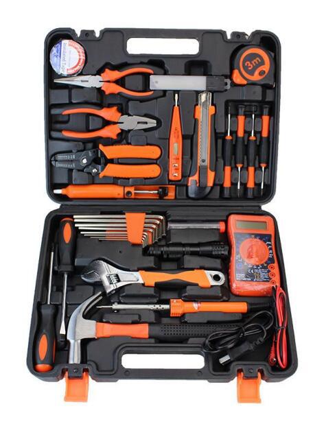 Home tool box set, multi-functional, portable, manual