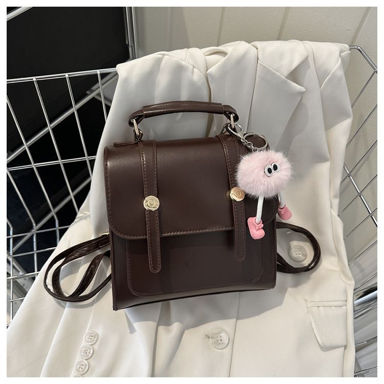 Women's preppy style backpack, daily use, compact