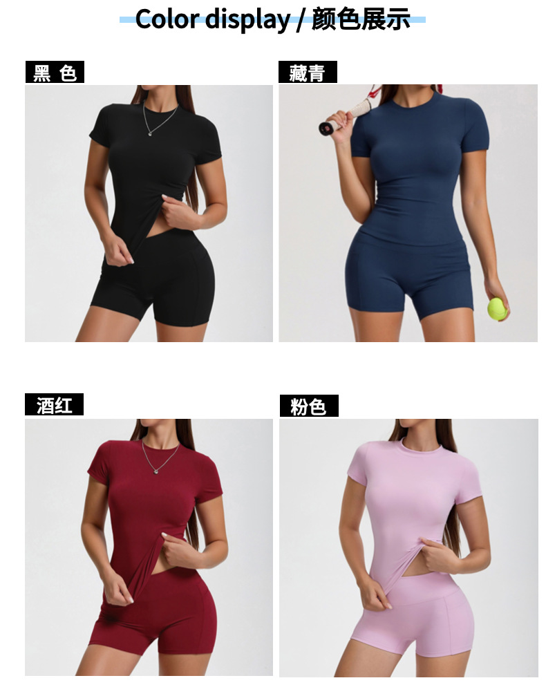 Yoga-Fitness-Set mit hoher Taille für Frauen