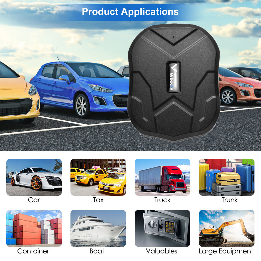 TK905B GPS tracker with 10000mAh battery, waterproof design