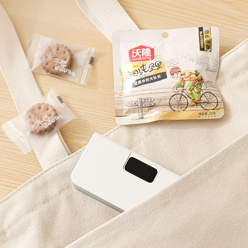 Mini heat sealer 6-level adjustable portable bag sealing machine