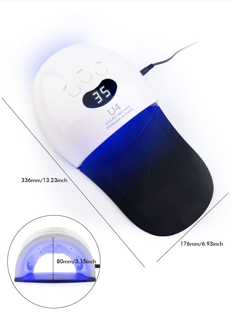 U4 nail UV lamp for manicure and pedicure