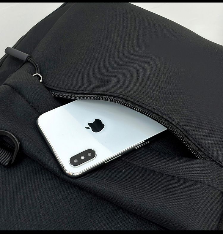 Herren- und Damen-Rucksack mit Laptop-Fach, einfarbig