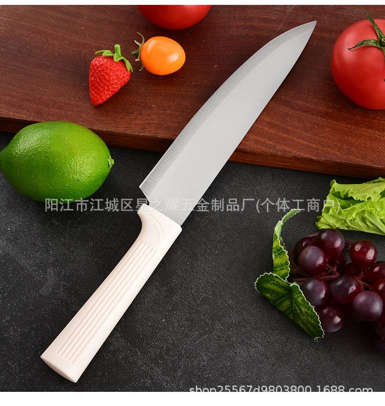 Paslanmaz çelik bıçak seti bıçak tutucu ile