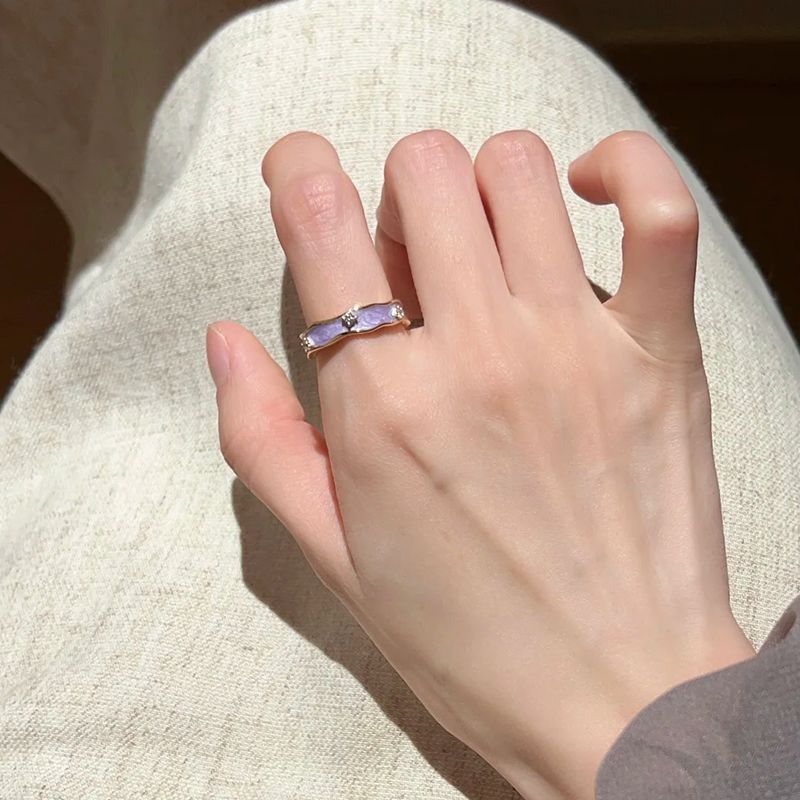 Flower butterfly ring, Chinese style, versatile
