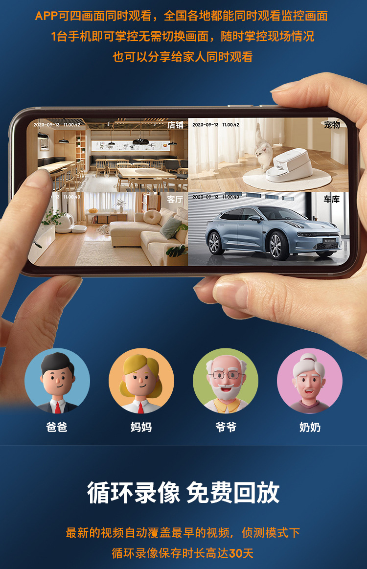 1080P Security Camera, 4G, Long Battery Life
