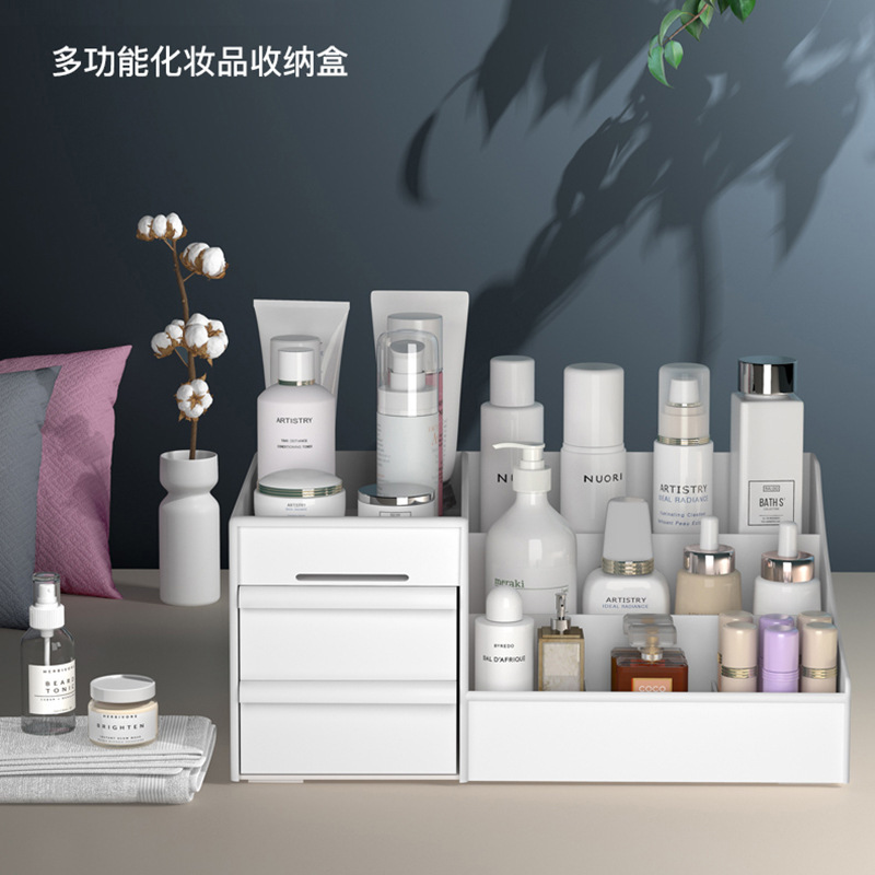 Kosmetik-Aufbewahrungsbox Schminkplatz Badezimmer-Organizer