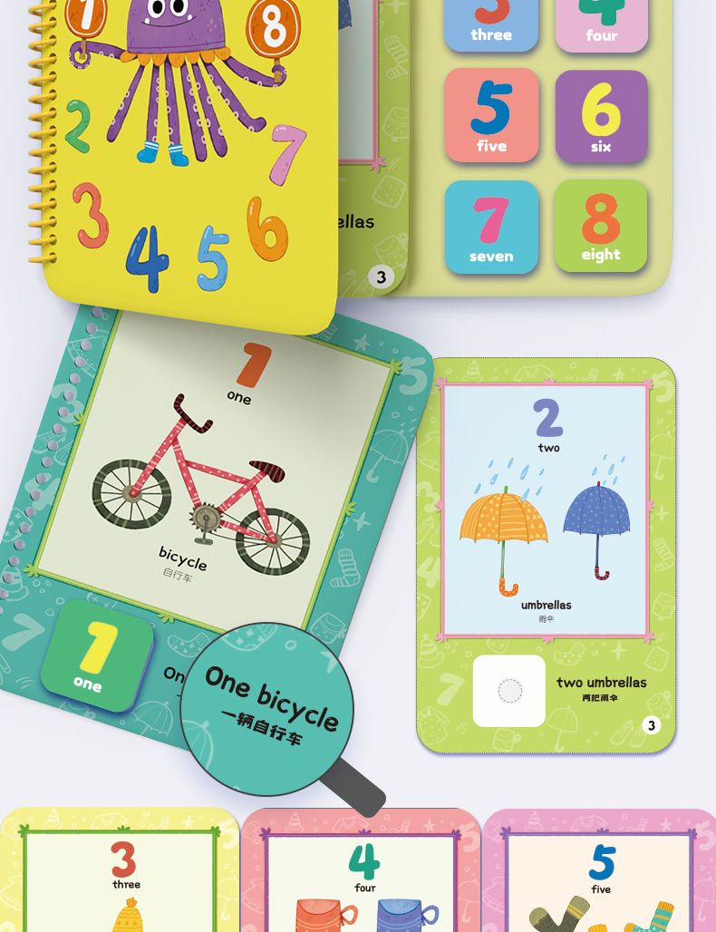 Baby Quiet Book Velcro Montessori Early Education Customizable