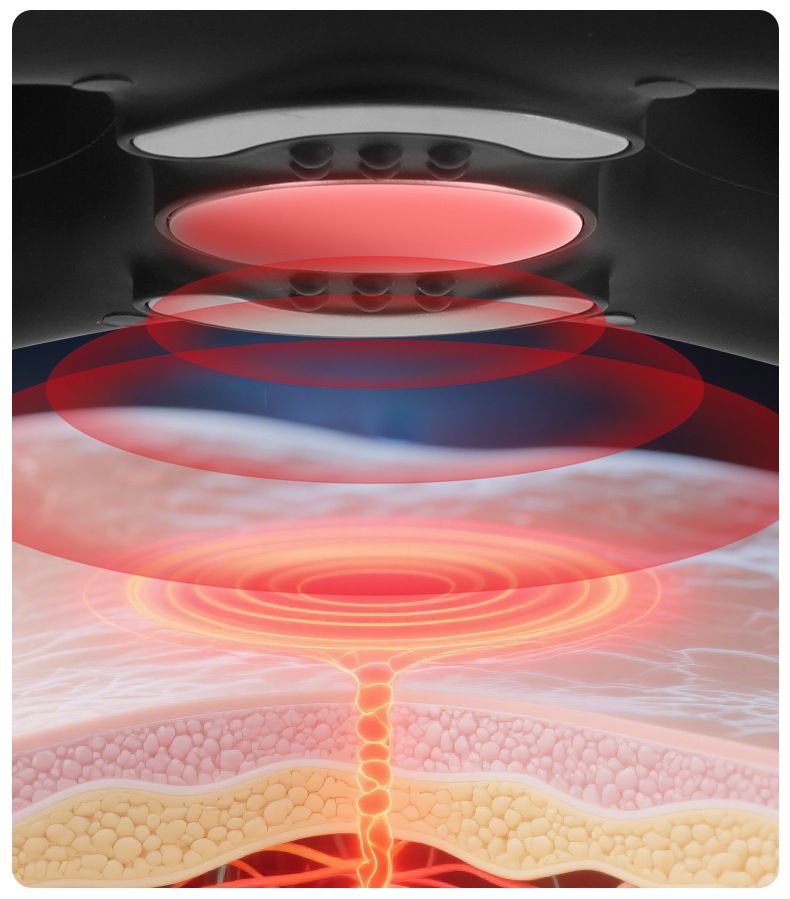 Fascia ring EMS microcurrent massage device