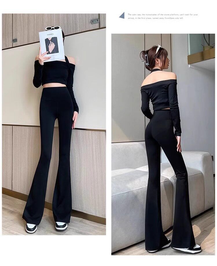 Damen Bootcut Yoga Hose Große Größen