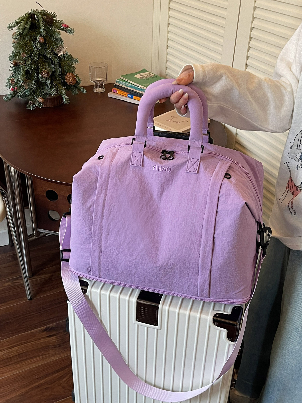 Großvolumige leichte Reisetasche Yoga Fitness