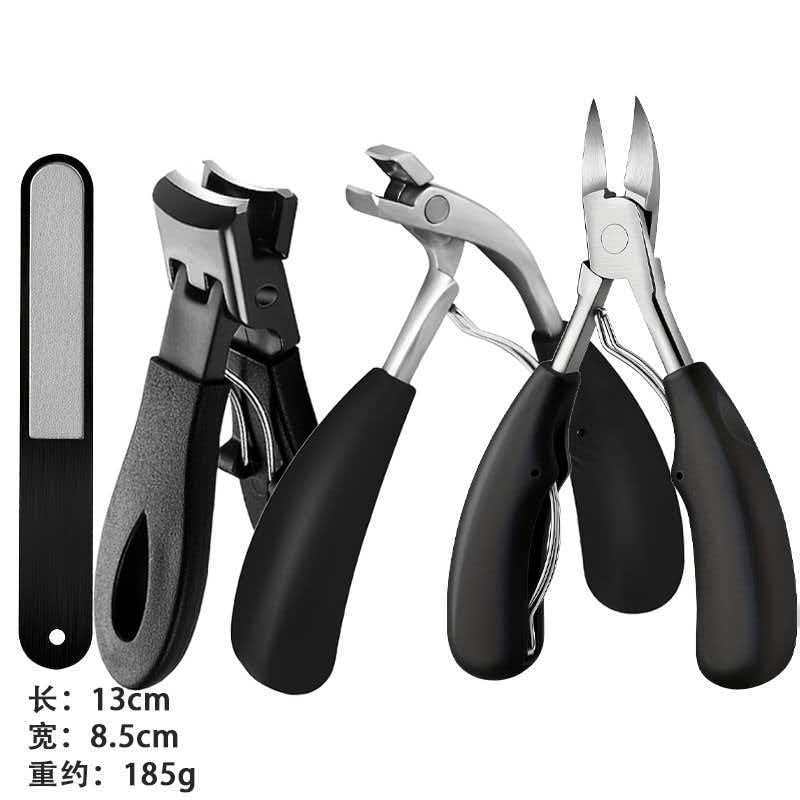 Adlerkopf-Nagelschere-Set, Edelstahl, großer Winkel