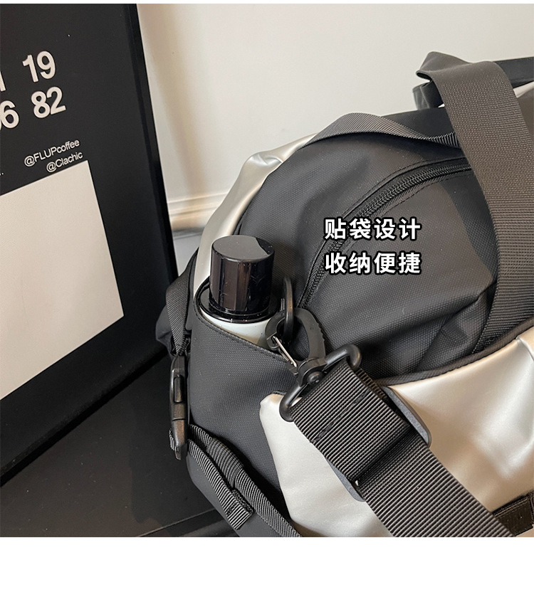 Large capacity dry-wet separation travel bag