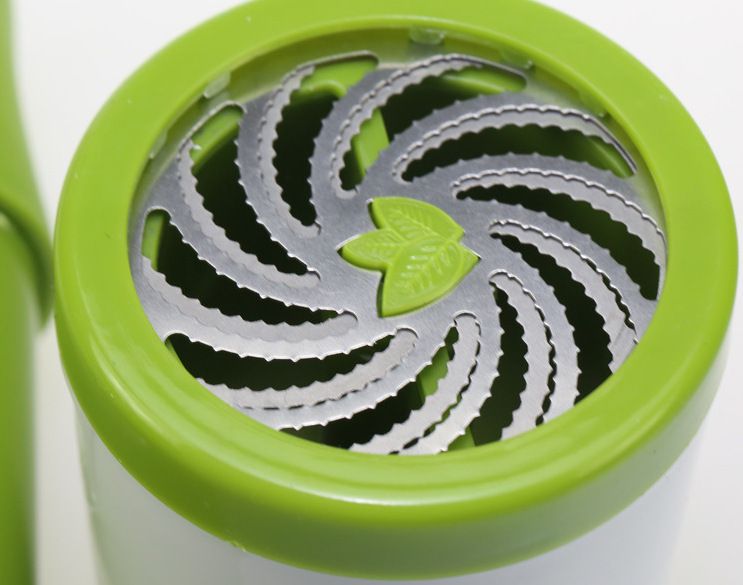 Vegetable chopper for cilantro and herbs