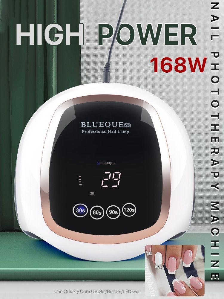 UV nail curing lamp, phototherapy device, gel polish dryer