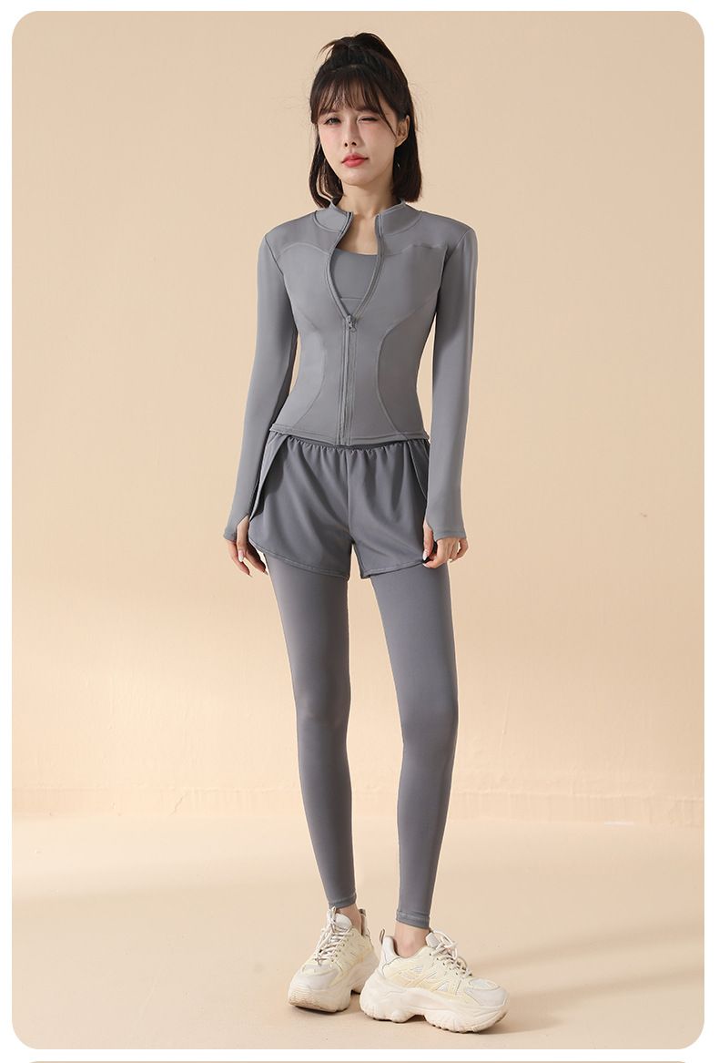 Women's sports fitness suit short sleeve quick-dry yoga 2026