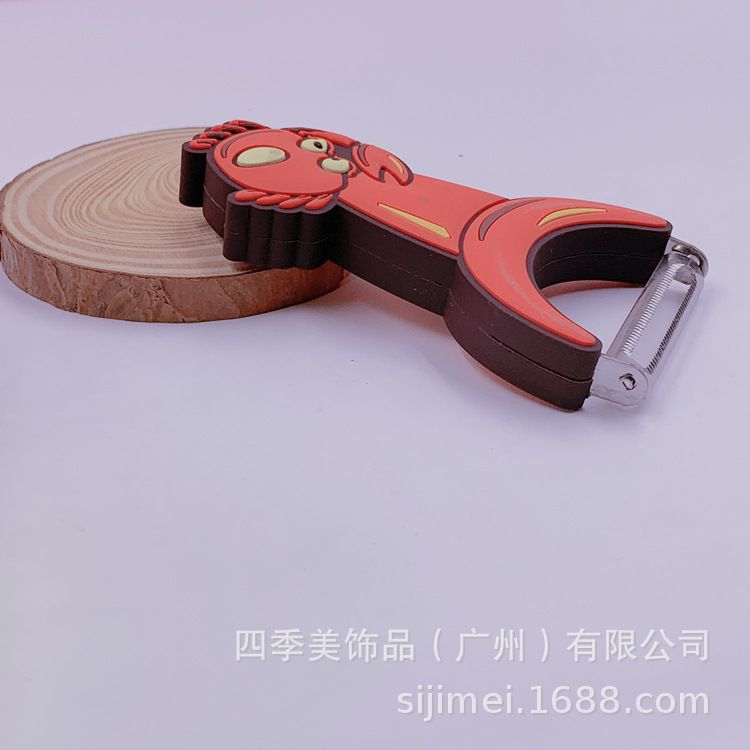 厂家定制创意卡通削皮器 创意礼品水果刨子果蔬削皮刀定制logo