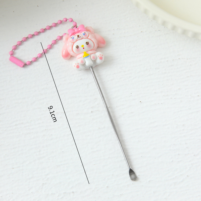Cartoon Pattern Nail Scissors Set with Ear Cleaner