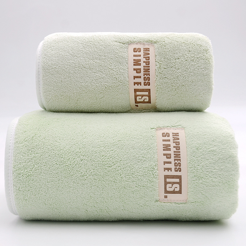 Korallensamt-Badehandtuch-Set 550g dreiteilig