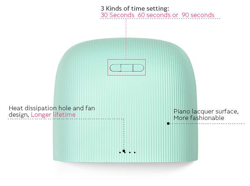 Makrone Nagellampe 48W intelligenter Sensor LED