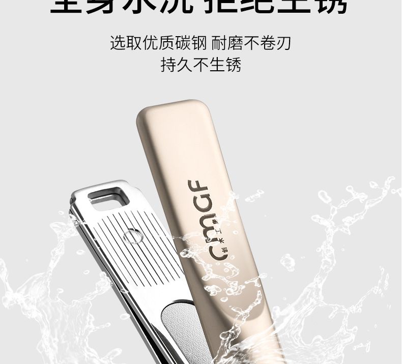 Nail clipper set with angled clipper and ear scoop