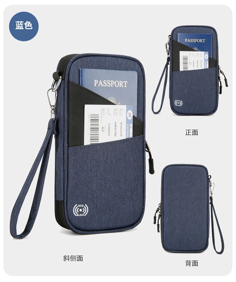 RFID-Reisepass-Schutzhülle, Reisedokumentenorganizer