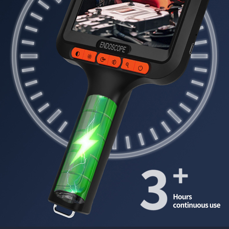 4,3-Zoll-HD-Endoskop, 1080P, wasserdichte Sonde