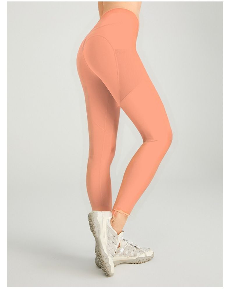 Yoga-Leggings High-Waist mit Lift-Effekt und Taschen